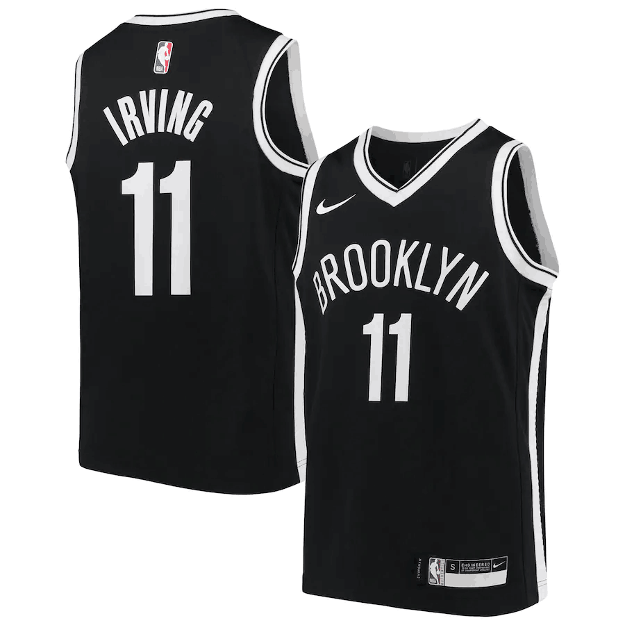 Toddlers Brooklyn Nets #11 Kyrie Irving Black Stitched NBA Jersey